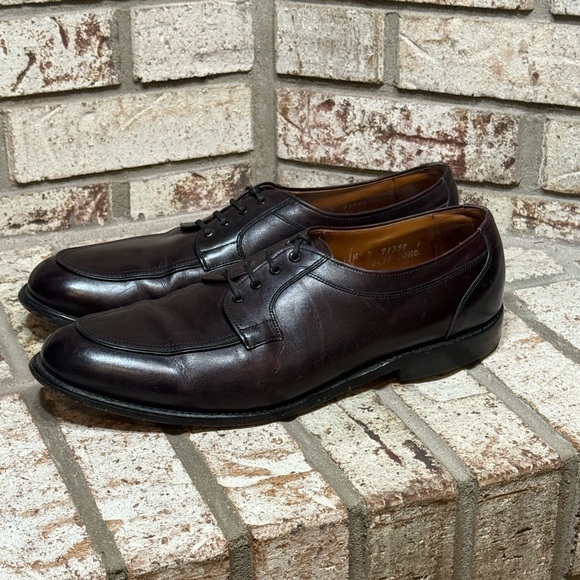 Allen Edmonds Colfax Dark Brown Leather Oxfords Lace Up Size 11.5 - Picture 3 of 11